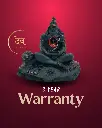 Black Hanuman with Ram Lalla, Poly Resin, 3.5x2 Inches, 3-Year Warranty